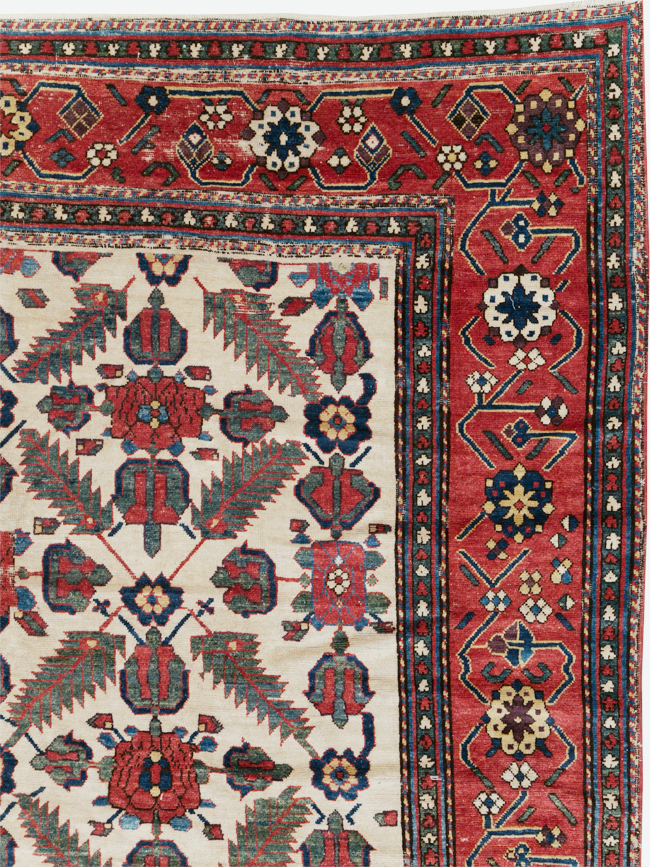 Vintage Northwest Persian Shahsavan Long Room Size Carpet, No.31451 - Staging