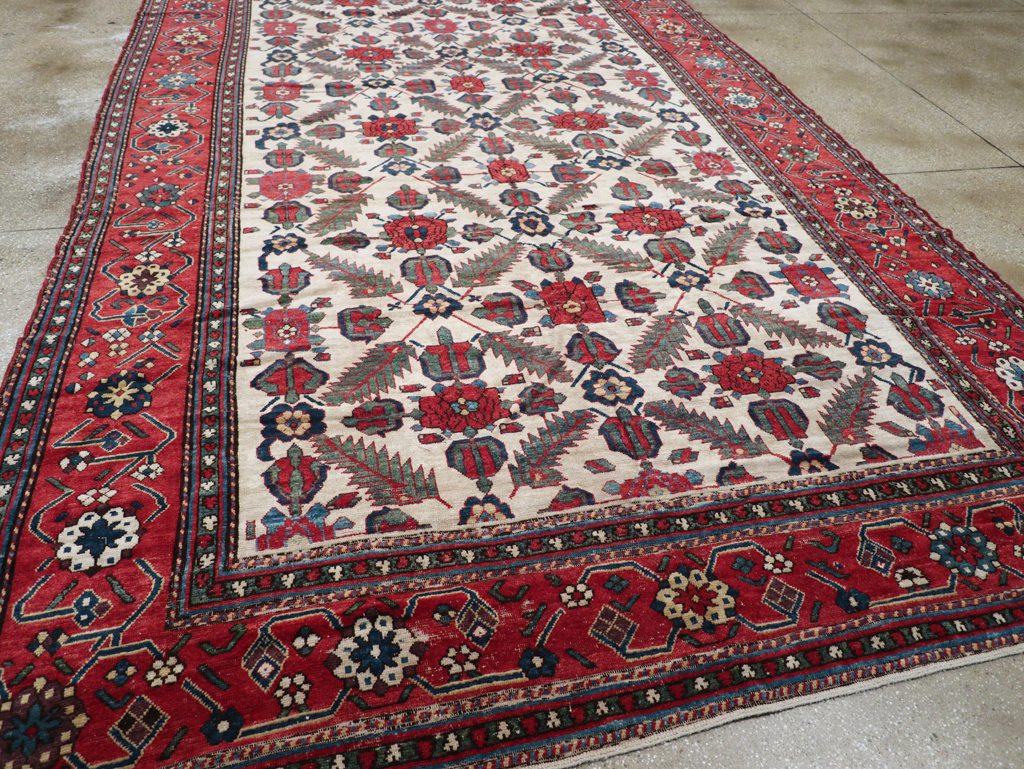 Vintage Northwest Persian Shahsavan Long Room Size Carpet, No.31451 - Staging