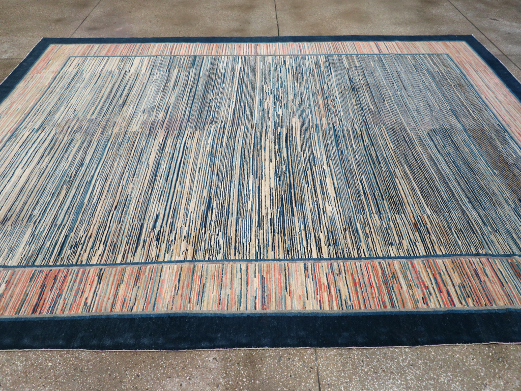 Antique Chinese Peking Room Size Carpet, No.31482 - Staging