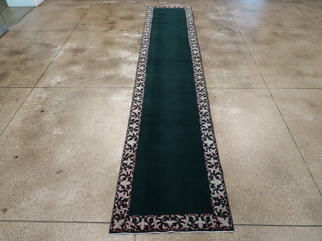 Vintage Persian Tabriz Runner, No.31484 - Staging