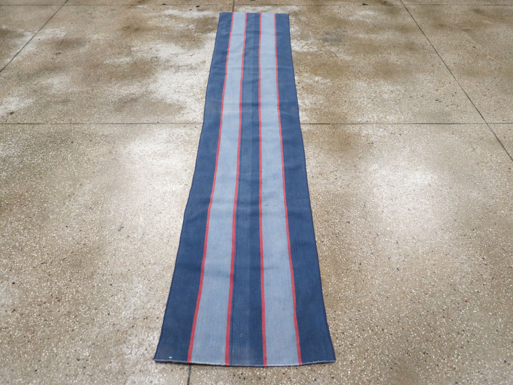 Vintage Indian Dhurrie Runner, No.31488 - Staging