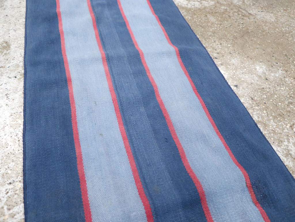 Vintage Indian Dhurrie Runner, No.31488 - Staging