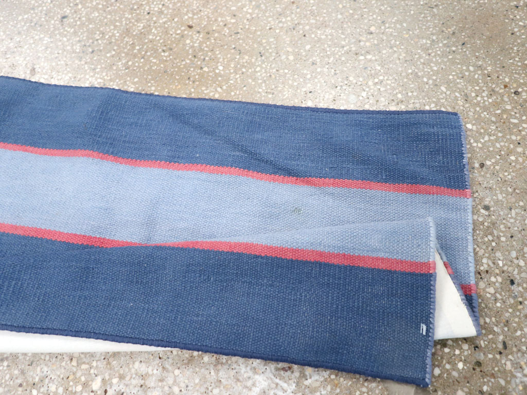 Vintage Indian Dhurrie Runner, No.31488 - Staging