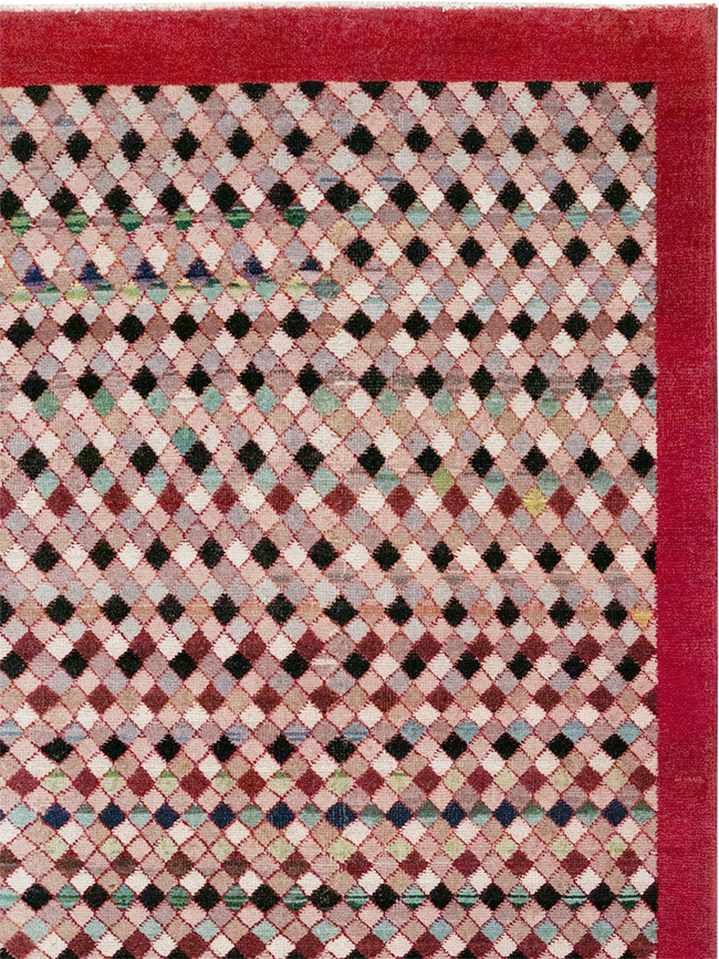 Vintage Turkish Anatolian Small Room Size Carpet, No.31524 - Staging