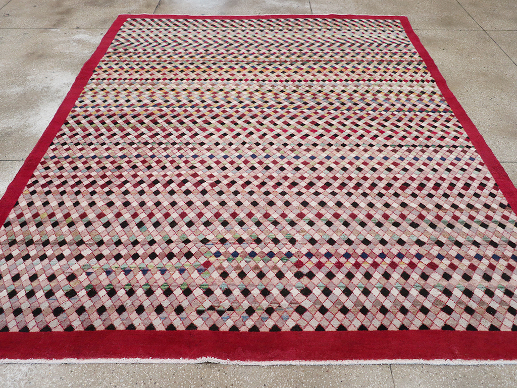 Vintage Turkish Anatolian Small Room Size Carpet, No.31524 - Staging