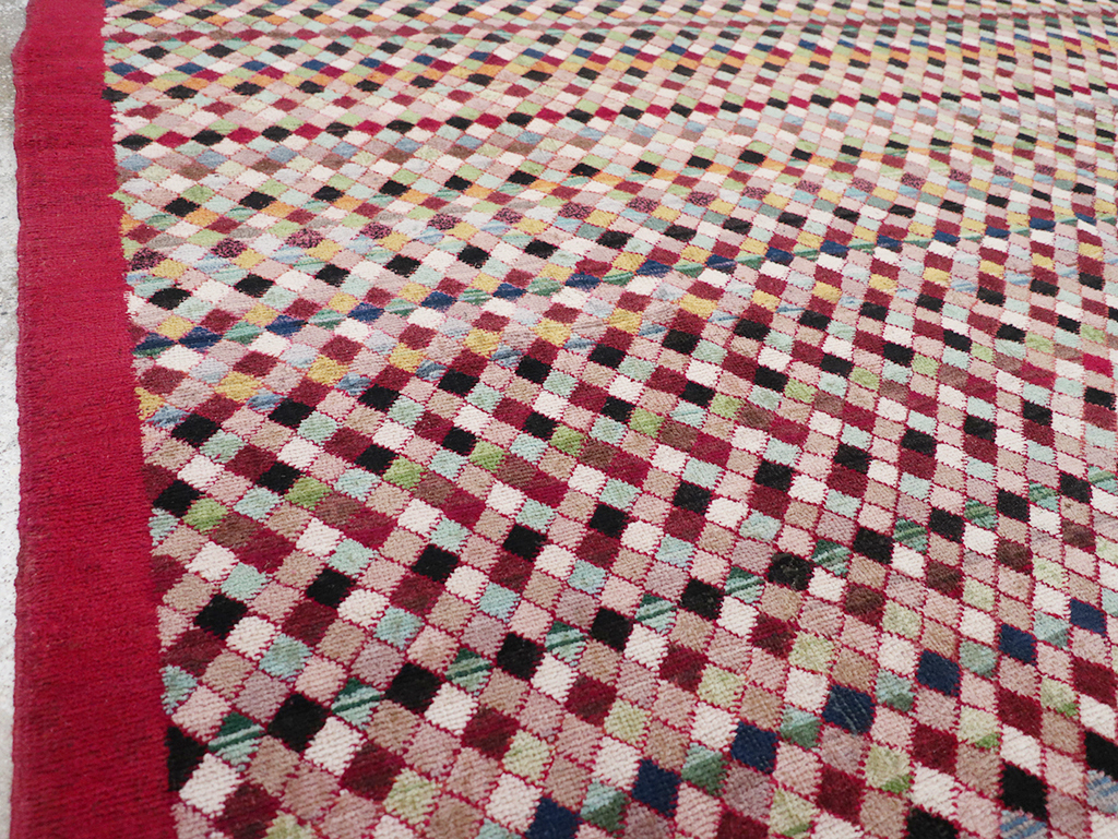 Vintage Turkish Anatolian Small Room Size Carpet, No.31524 - Staging