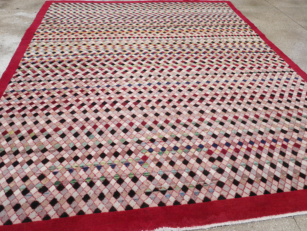 Vintage Turkish Anatolian Small Room Size Carpet, No.31524 - Staging