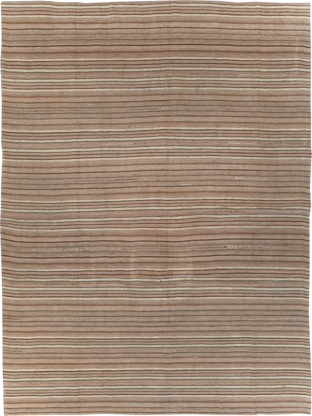 Vintage Persian Flatweave Kilim Accent Carpet, No.31532 - Staging