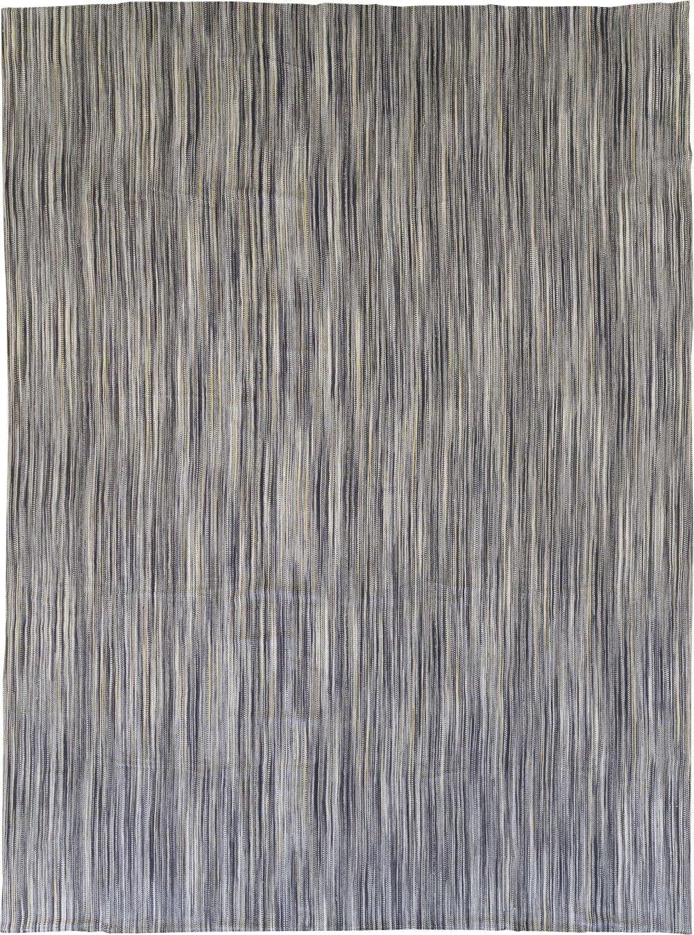 Modern Turkish Flatweave Large Carpet, No.31538 - Staging
