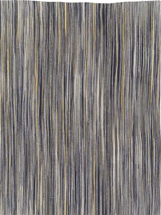Modern Turkish Flatweave Large Carpet, No.31538 - Staging