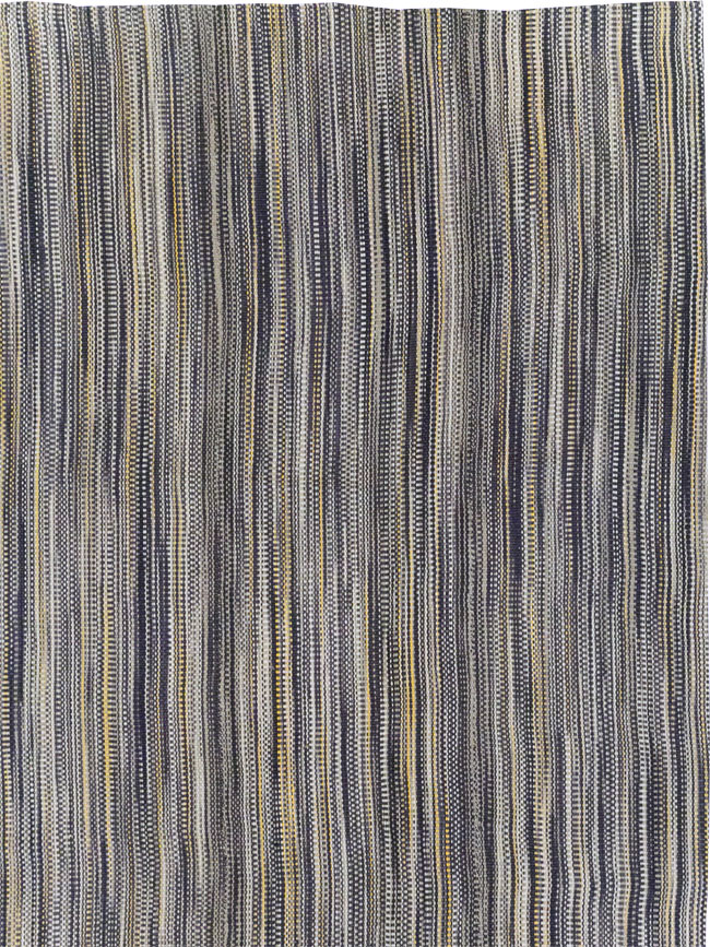 Modern Turkish Flatweave Large Carpet, No.31538 - Staging