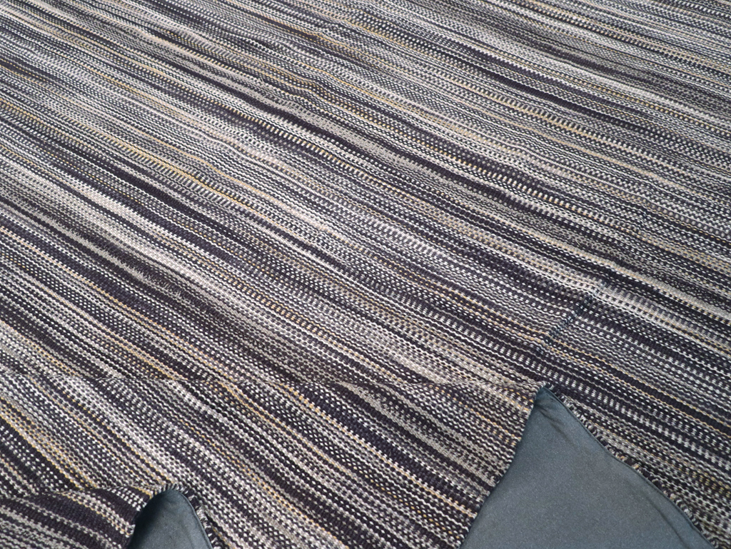 Modern Turkish Flatweave Large Carpet, No.31538 - Staging