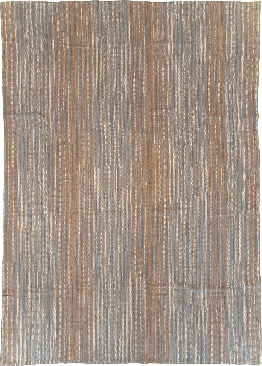 Modern Turkish Flatweave Room Size Carpet, No.31547 - Staging