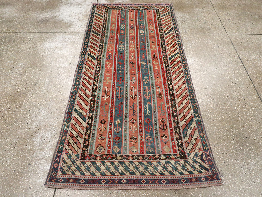 Antique Caucasian Karabagh Rug, No.31565 - Staging