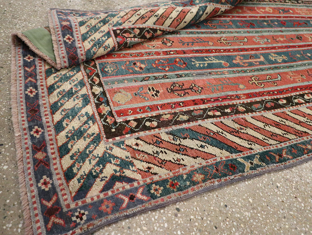 Antique Caucasian Karabagh Rug, No.31565 - Staging