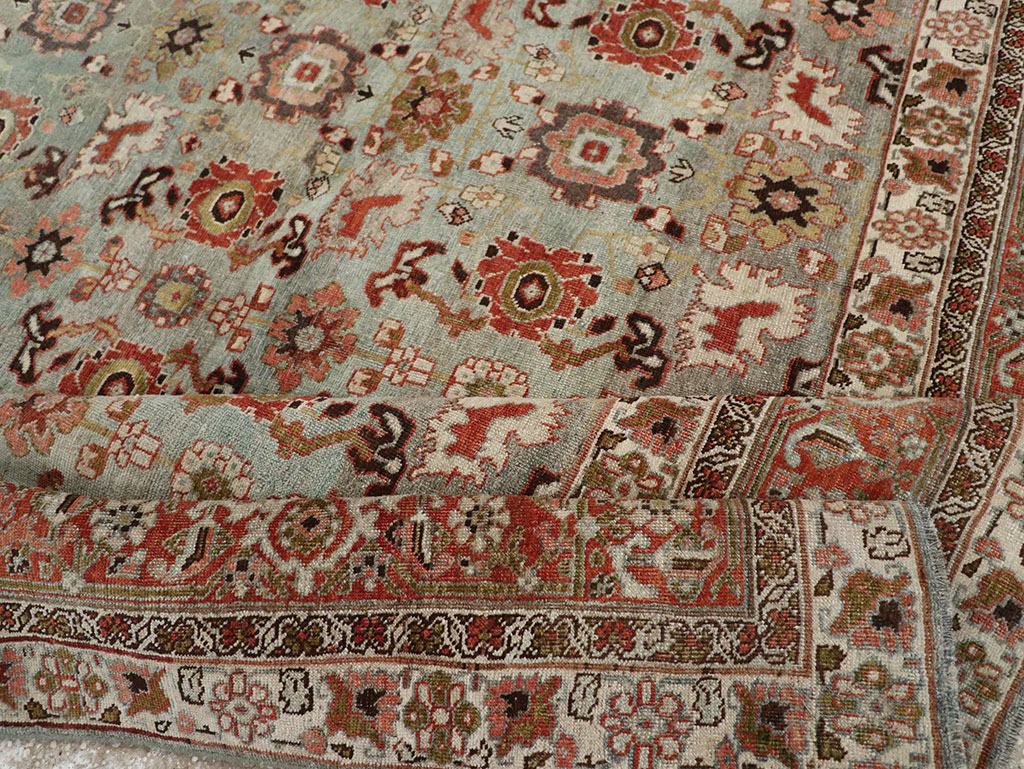 Antique Persian Bidjar Room Size Carpet, No.31577 - Staging