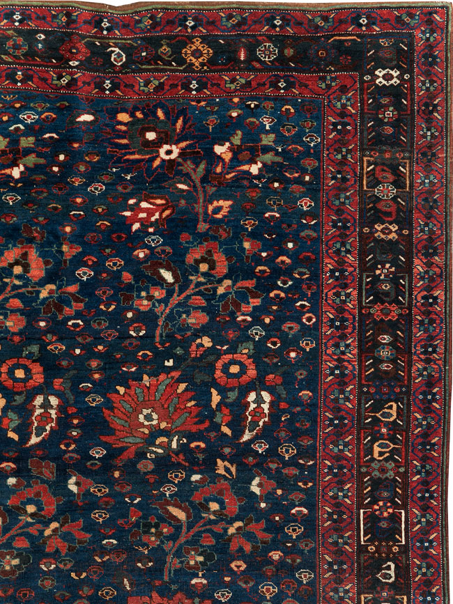 Antique Persian Afshar Tribal Room Size Carpet, No.31583 - Staging