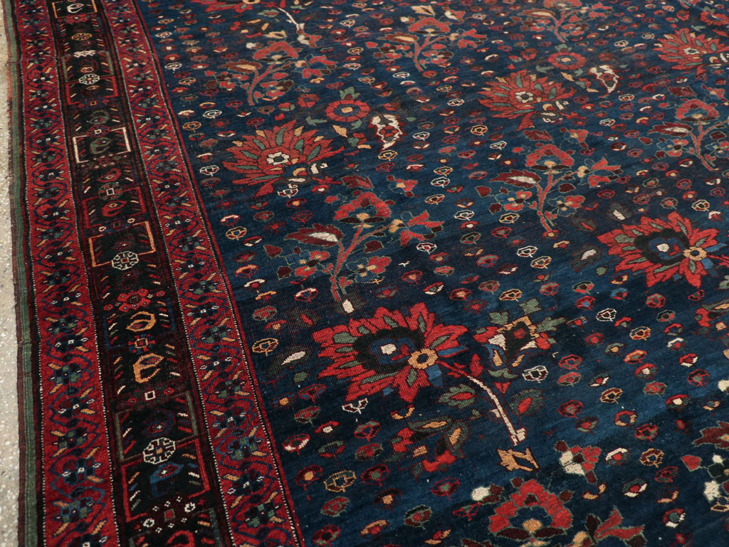 Antique Persian Afshar Tribal Room Size Carpet, No.31583 - Staging