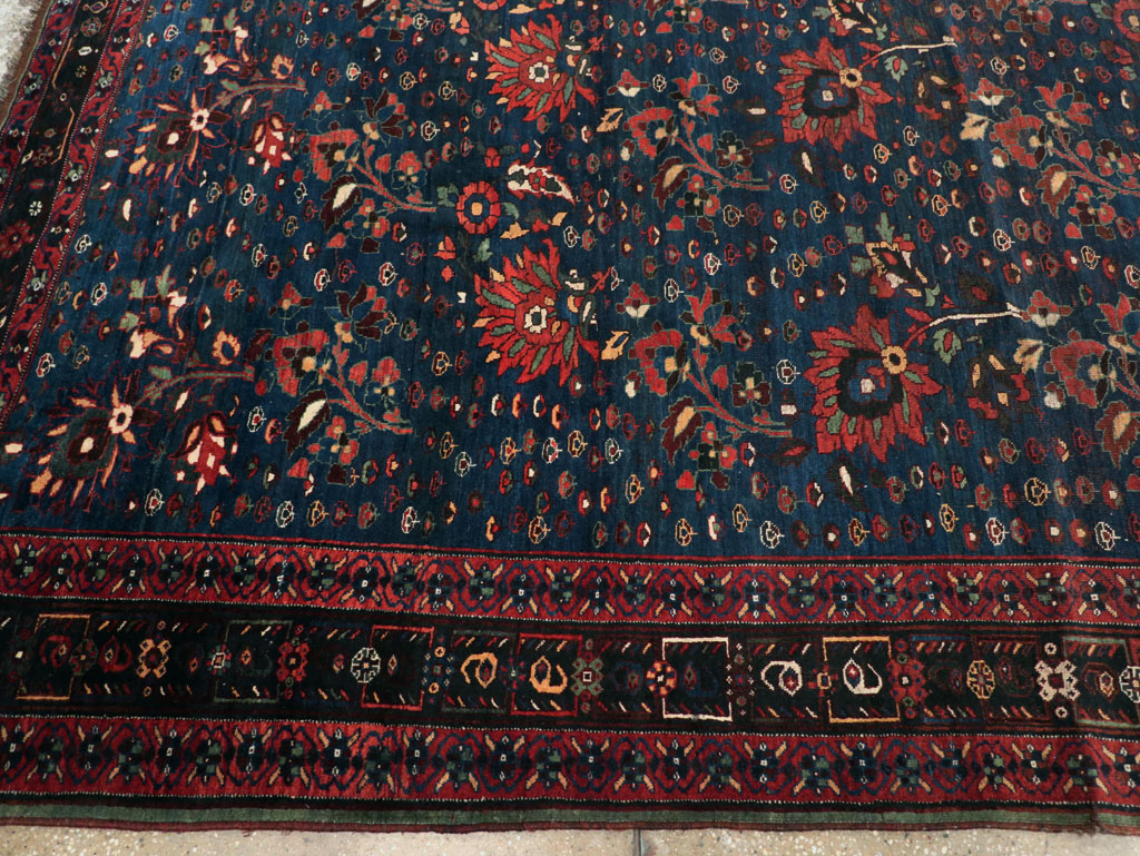 Antique Persian Afshar Tribal Room Size Carpet, No.31583 - Staging