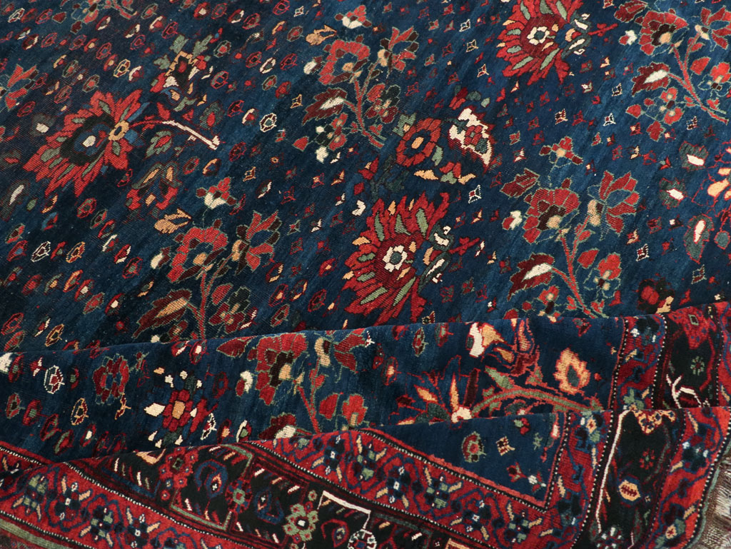 Antique Persian Afshar Tribal Room Size Carpet, No.31583 - Staging