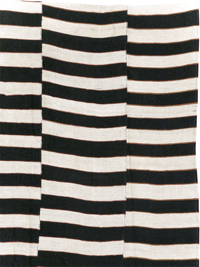 Modern Turkish Flatweave Kilim Large Room Size Carpet, No.31594 - Staging