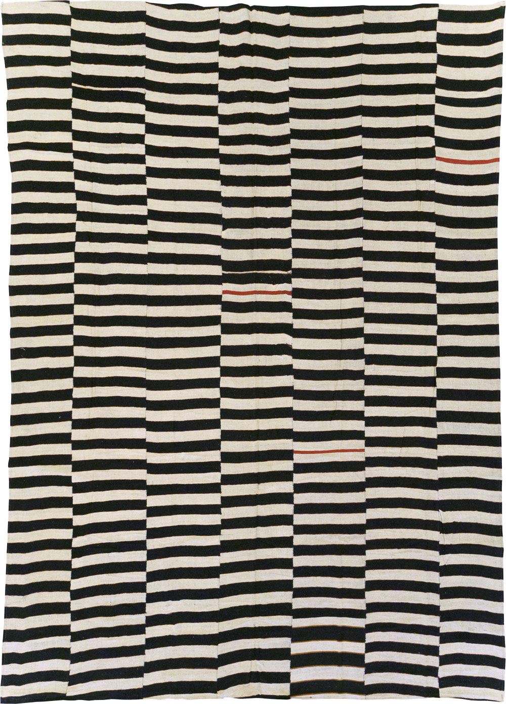 Modern Turkish Flatweave Kilim Room Size Carpet, No.31602 - Staging