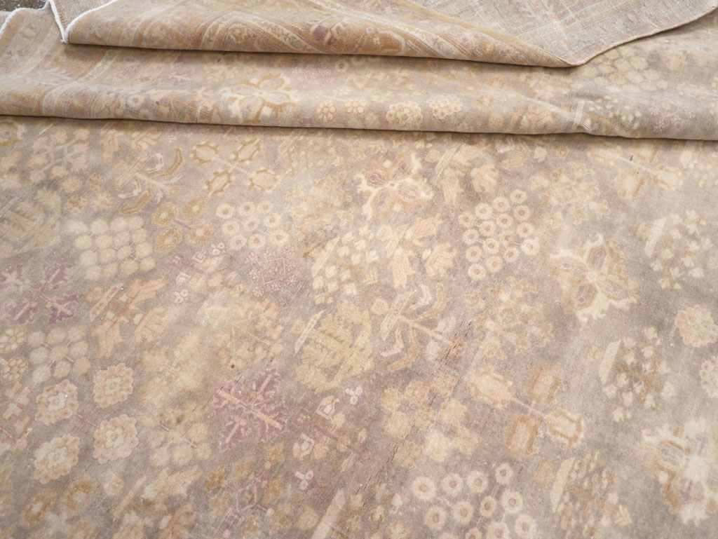 Vintage Persian Joshegan Room Size Carpet, No.31639 - Staging