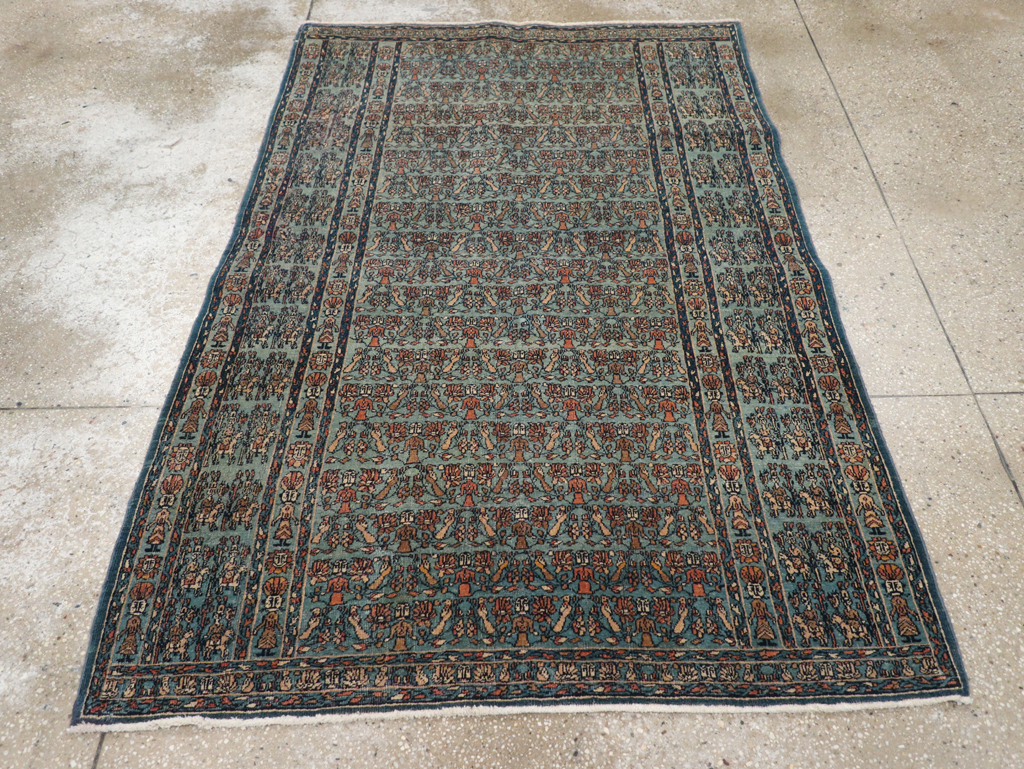 Antique Persian Pictorial Dorokhsh Rug, No.31646 - Staging