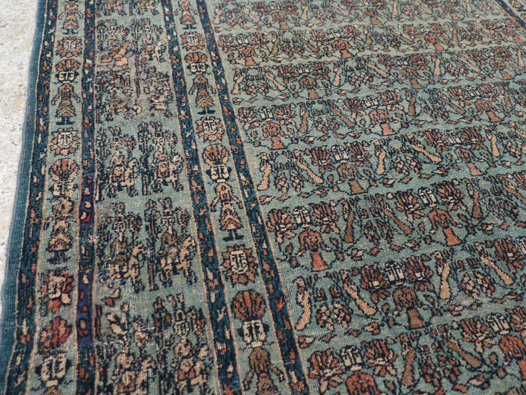 Antique Persian Pictorial Dorokhsh Rug, No.31646 - Staging