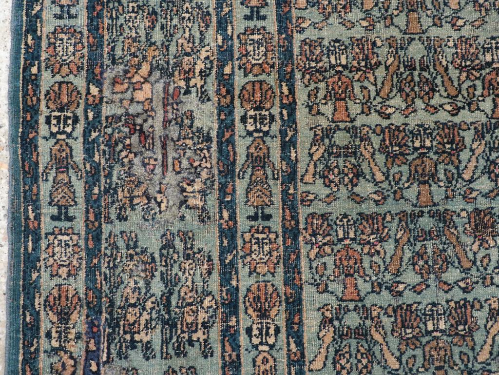 Antique Persian Pictorial Dorokhsh Rug, No.31646 - Staging