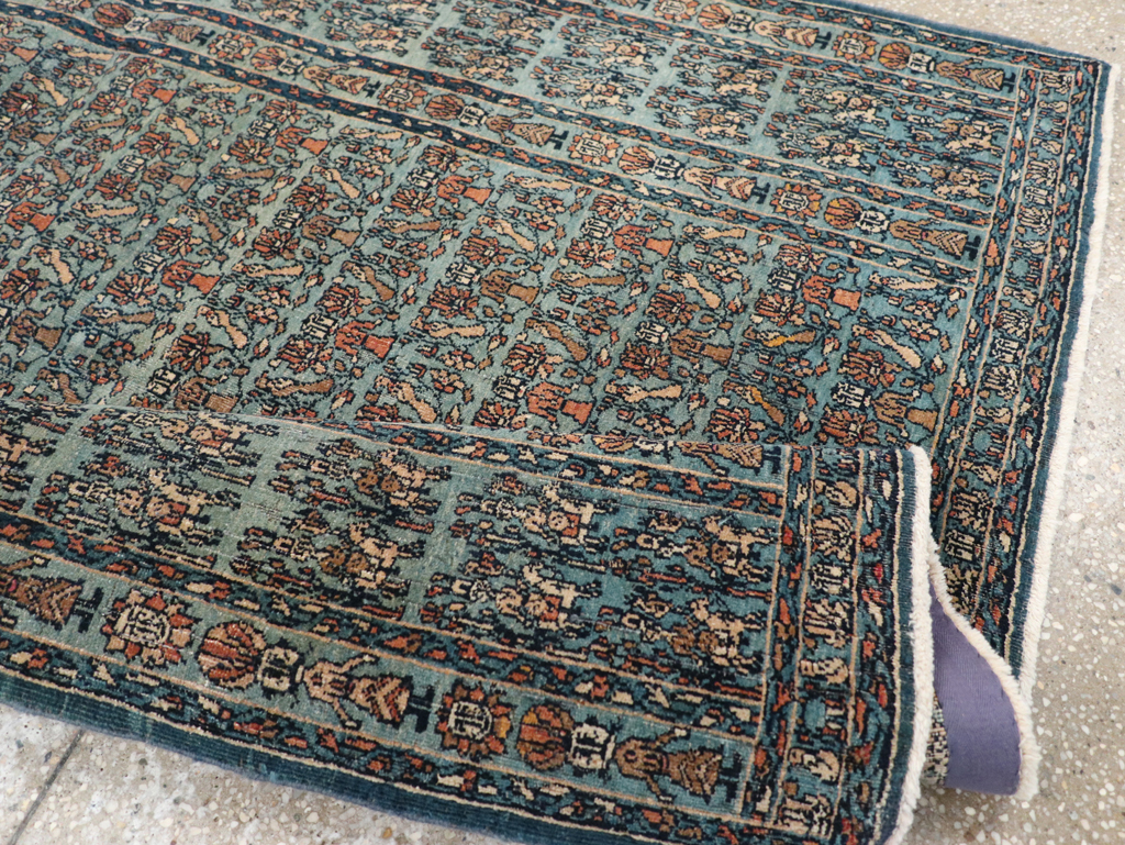 Antique Persian Pictorial Dorokhsh Rug, No.31646 - Staging