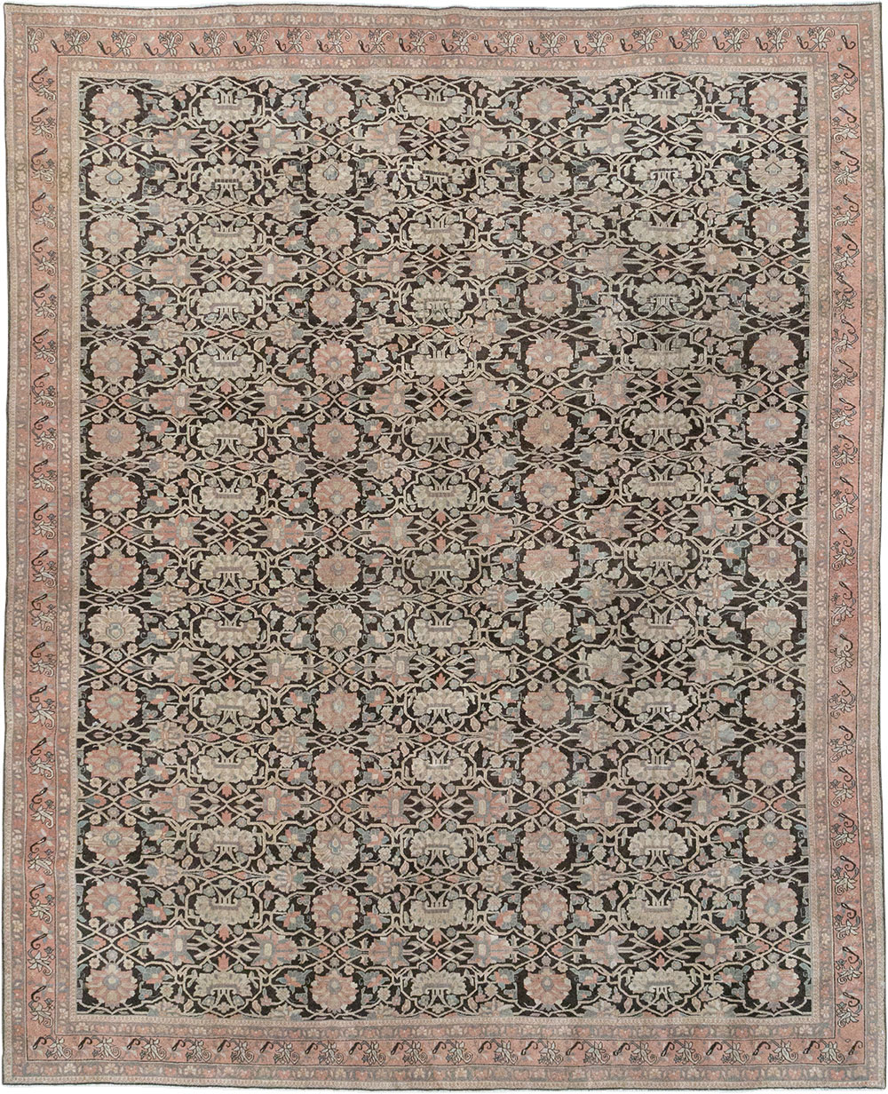 Vintage Persian Bidjar Room Size Carpet, No.31650 - Staging
