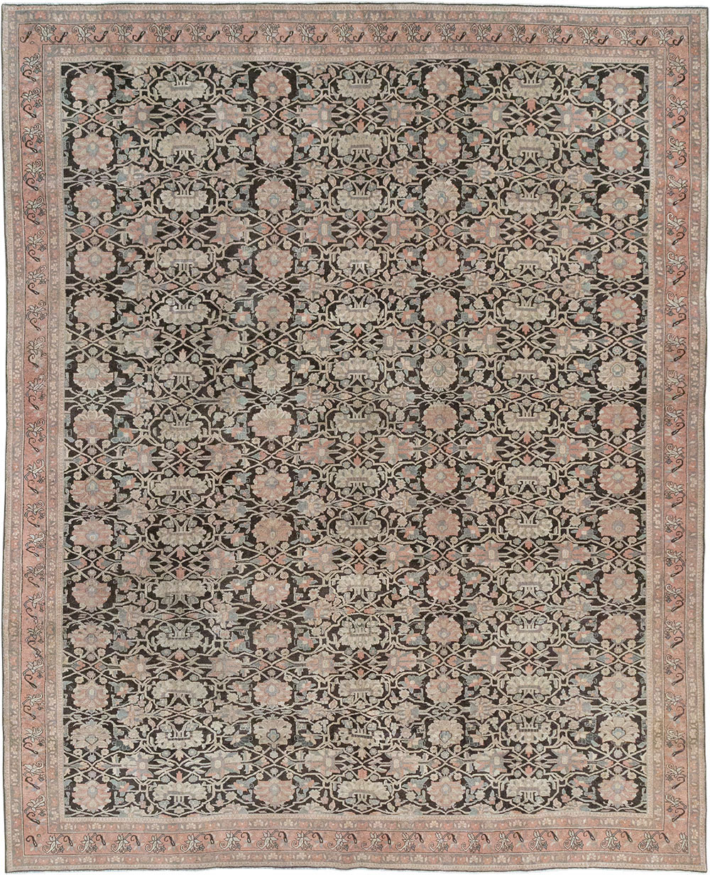 Vintage Persian Bidjar Room Size Carpet, No.31650 - Staging