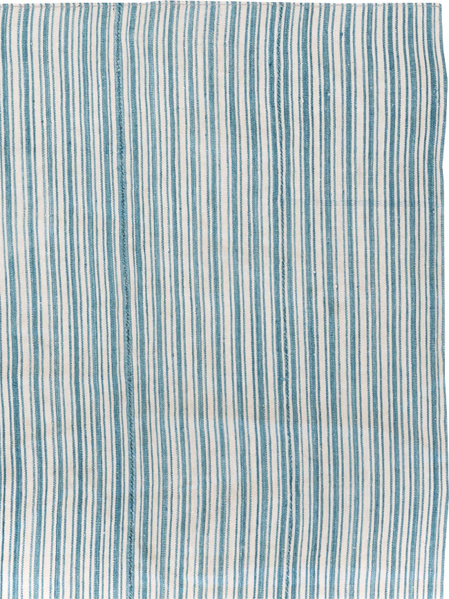 Vintage Turkish Flatweave Throw Rug, No.31662 - Staging