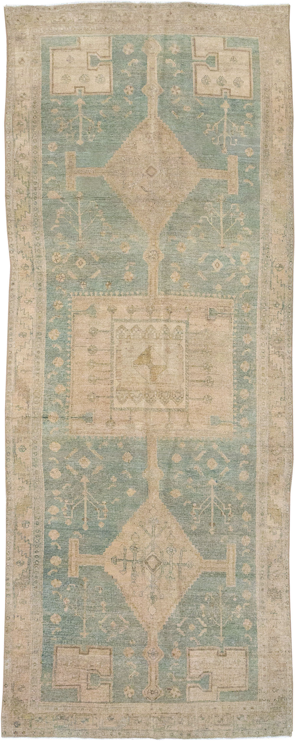 Antique Persian Bidjar Runner, No.31670 - Staging