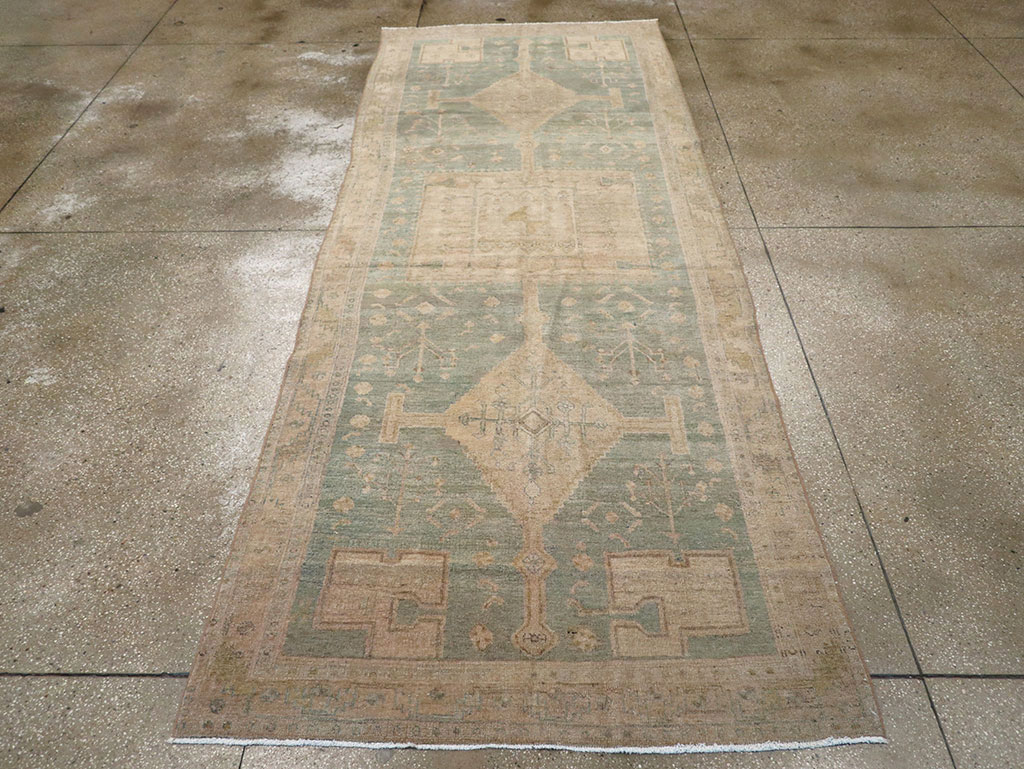Antique Persian Bidjar Runner, No.31670 - Staging