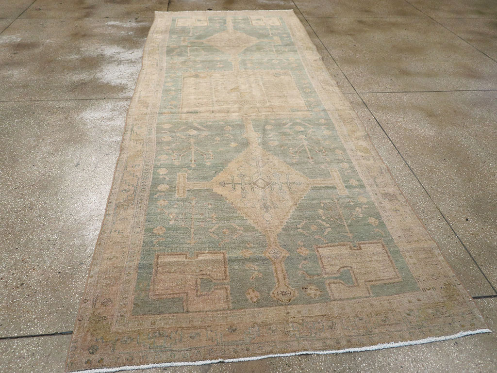 Antique Persian Bidjar Runner, No.31670 - Staging