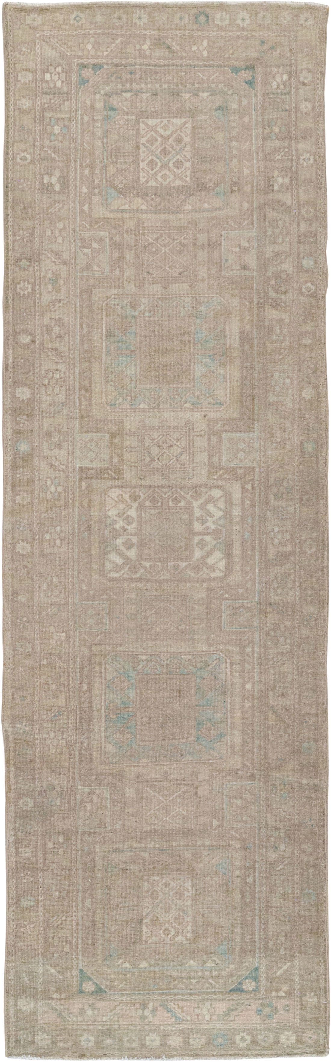 Vintage Persian Ardabil Runner, No.31671 - Staging