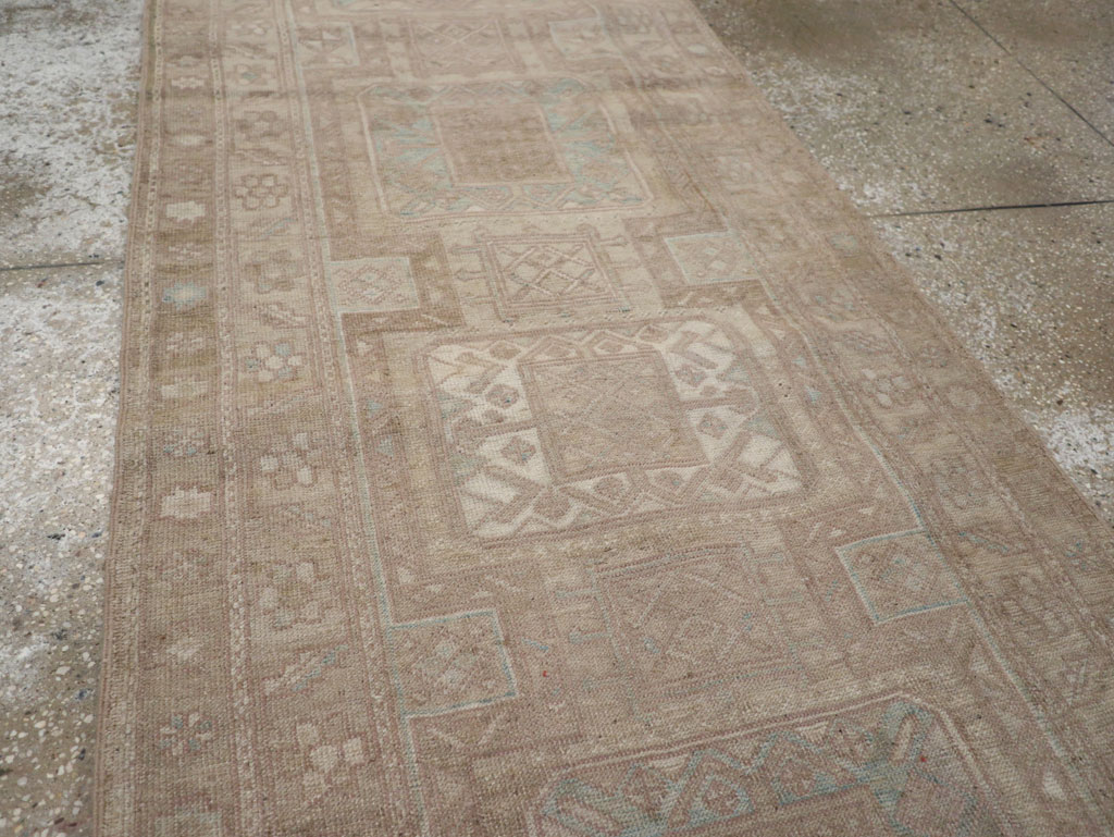 Vintage Persian Ardabil Runner, No.31671 - Staging