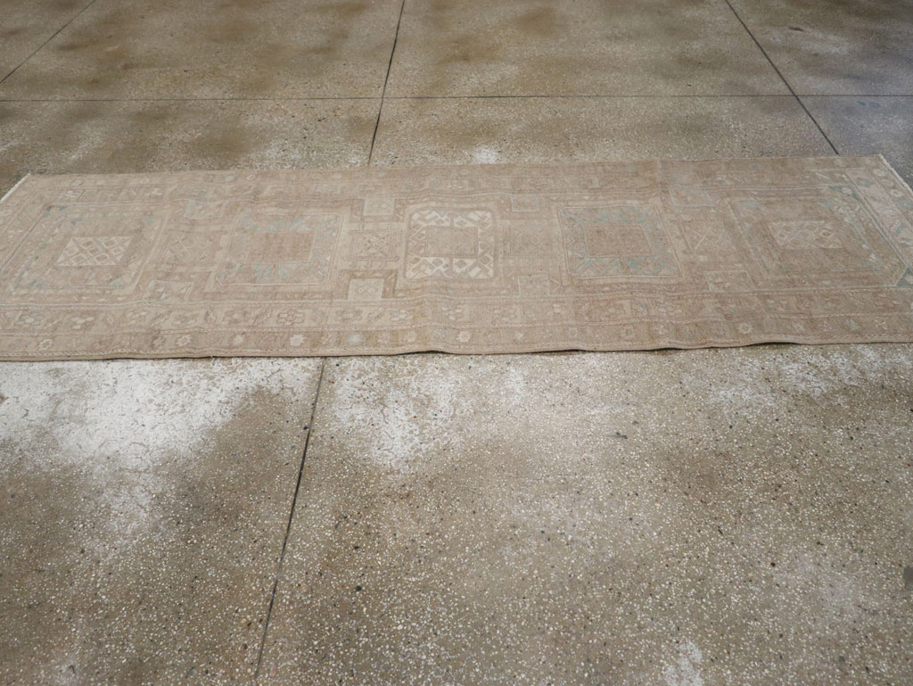 Vintage Persian Ardabil Runner, No.31671 - Staging