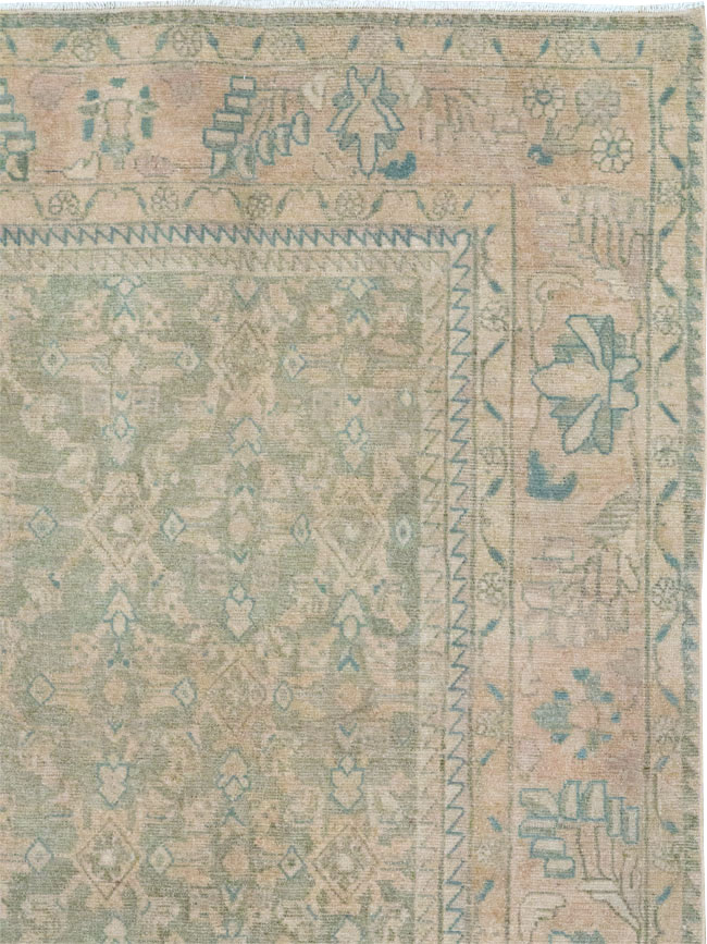 Antique Persian Malayer Small Room Size Carpet, No.31672 - Staging