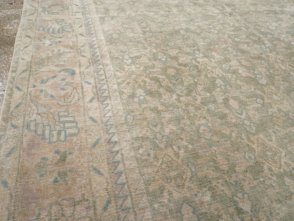 Antique Persian Malayer Small Room Size Carpet, No.31672 - Staging