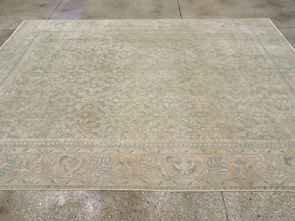Antique Persian Malayer Small Room Size Carpet, No.31672 - Staging