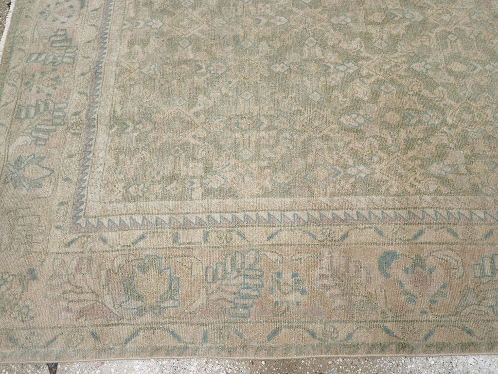 Antique Persian Malayer Small Room Size Carpet, No.31672 - Staging