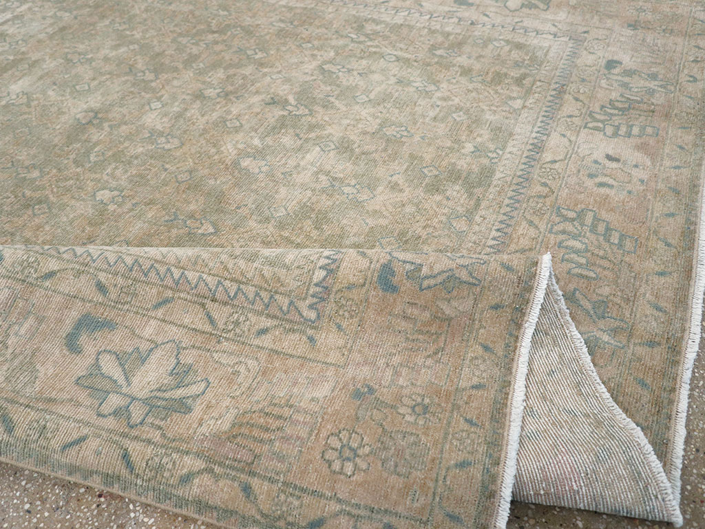 Antique Persian Malayer Small Room Size Carpet, No.31672 - Staging