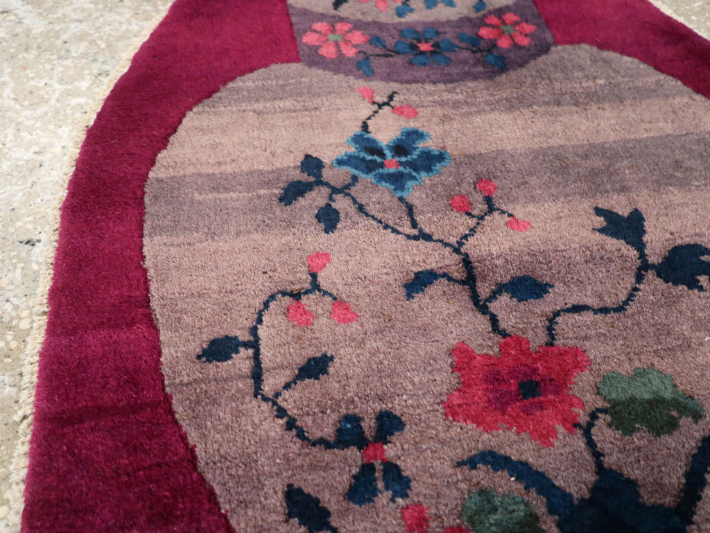 Vintage Chinese Deco Rug, No.31679 - Staging