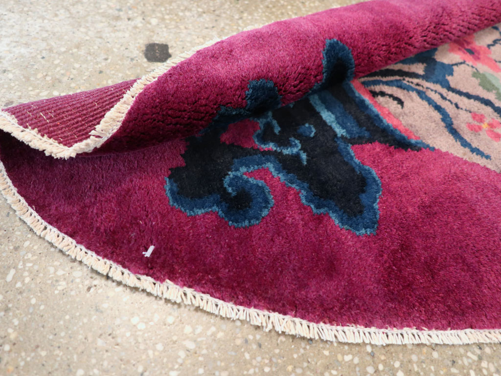 Vintage Chinese Deco Rug, No.31679 - Staging