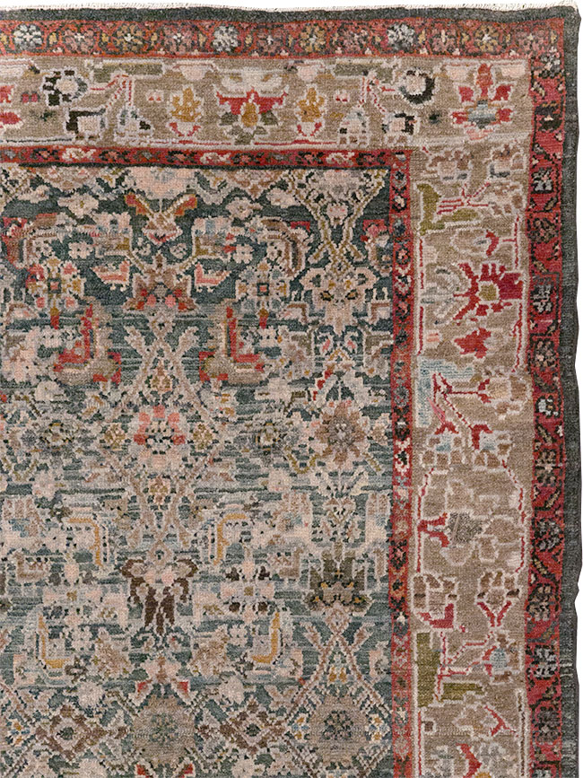Antique Persian Malayer Gallery Rug, No.31680 - Staging