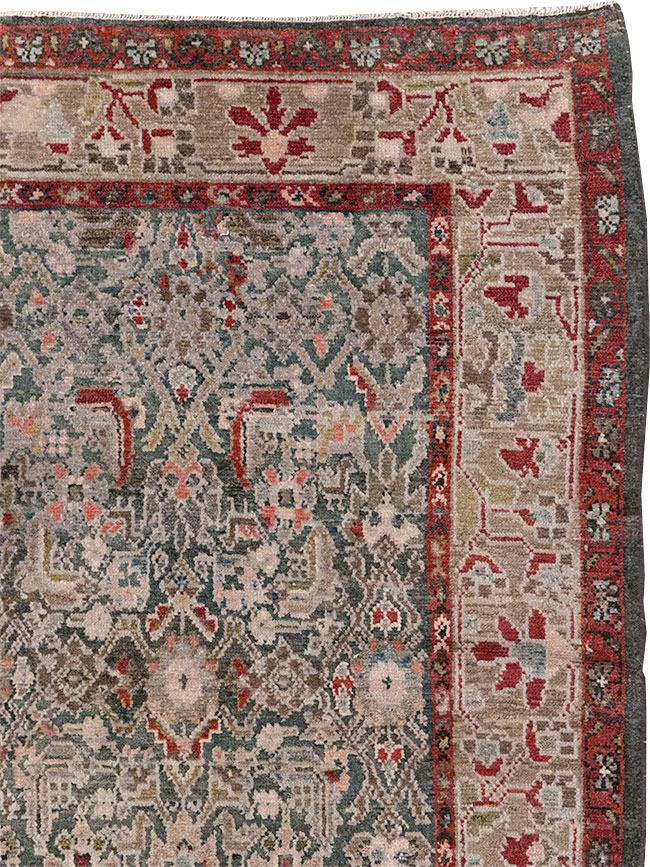 Antique Persian Malayer Gallery Rug, No.31680 - Staging