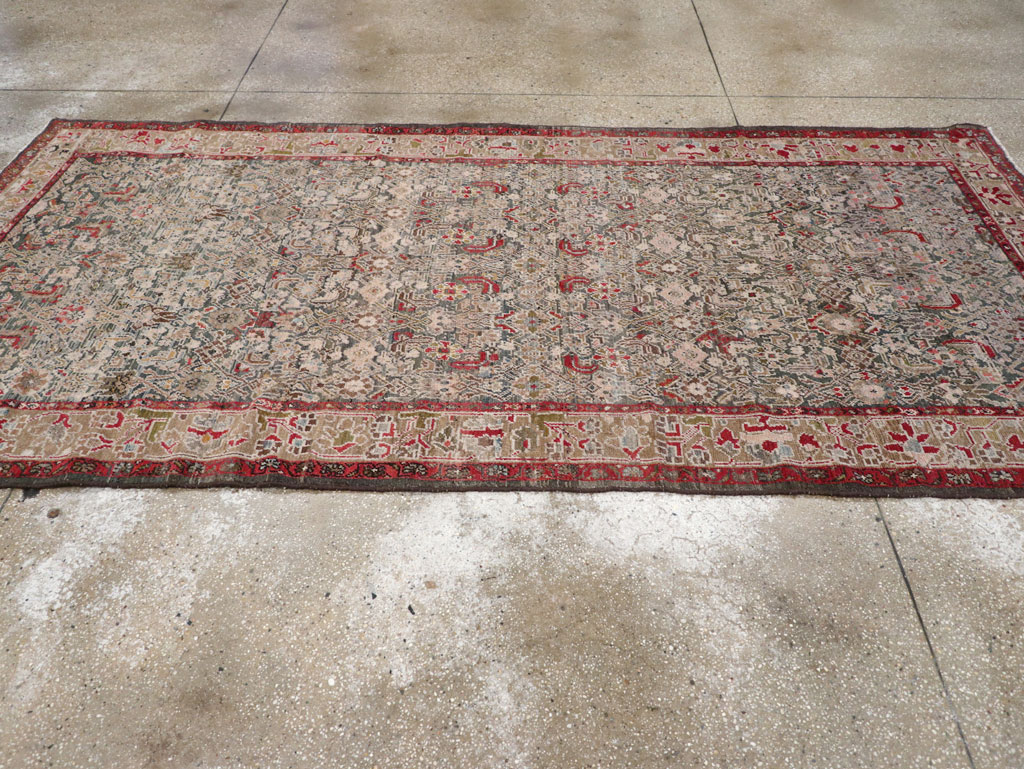 Antique Persian Malayer Gallery Rug, No.31680 - Staging